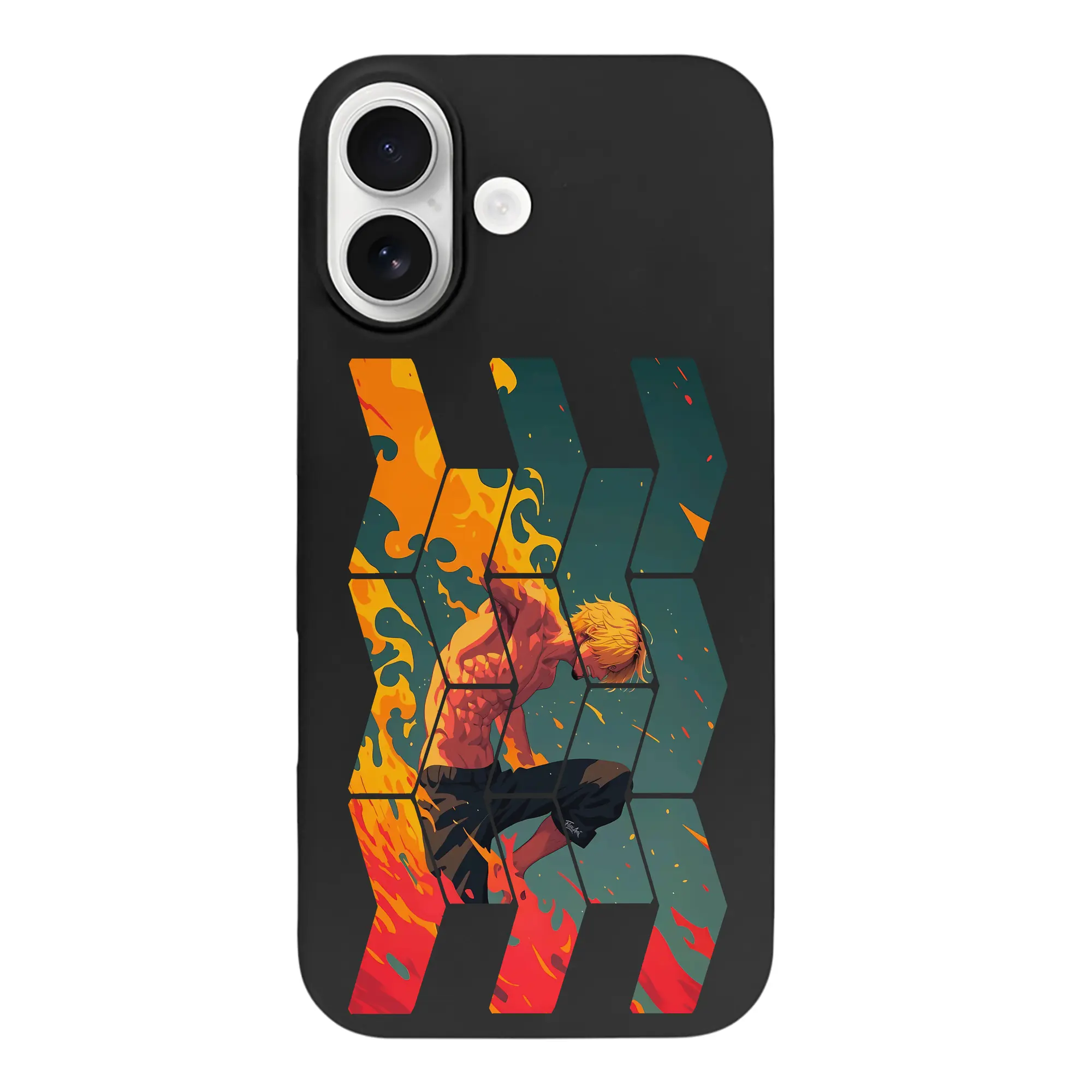 ワンピース グッズ ヴィンスモーク・サンジ - iPhone 17 シリーズ シリコンケース 薄型 耐衝撃 指紋防止 ソフトタッチカバー 精密フィット 傷防止 保護ケース iPhone 17/17 Air/17 Pro/17 Pro Max 対応